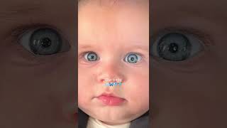 We never expected to end up with a blue eyed baby!  #blueeyes #eyetrend #browneyes #genetics #baby