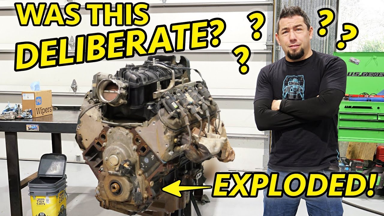 IMPOSSIBLE ENGINE CARNAGE! This Silverado 6.0 Blew Up BIG TIIME After Shoddy Repair Work! But Why?
