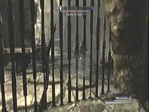 Skyrim Cheat - Skip to the end of Sunderstone Gorge and get "Fire Breath" shout.
