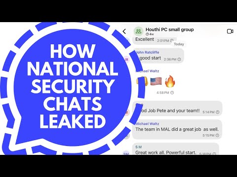 How National Security Chats leaked on Signal