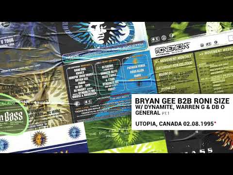 Bryan Gee B2B Roni Size w/ Dynamite MC (Utopia, Canada 02.08.96) PT.1