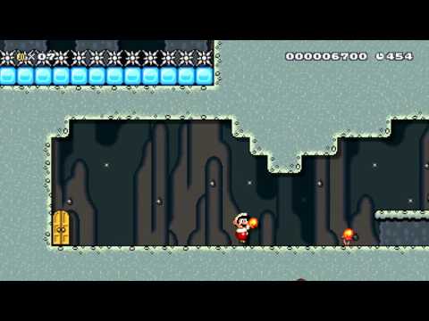 Ice Caves (Zoda's Revenge: STII) by Matt - Super Mario Maker - No Commentary 1AF
