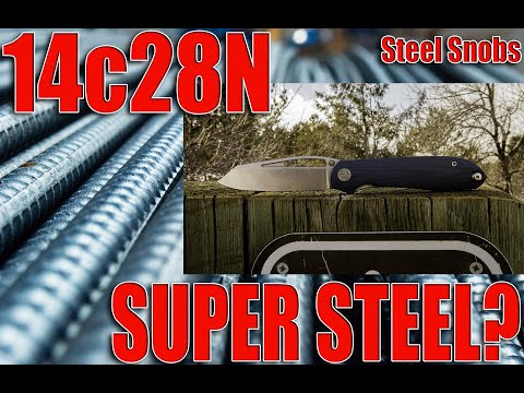 14C28N IS THE FUTURE - STEEL SNOBS - KNIFE STEEL