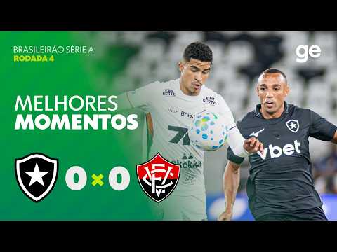 Gols e lances de Botafogo x Vitória