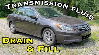 2012 Honda Accord Transmission Fluid Change.