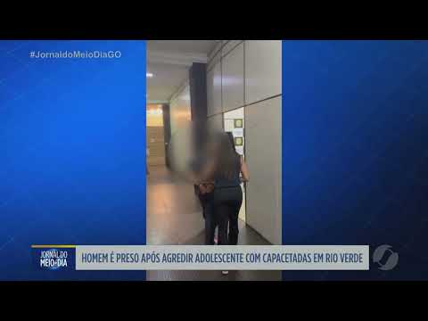 Homem é preso após agredir adolescente com capacetadas em Rio Verde