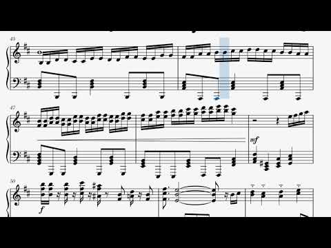 Mor Ardain - Roaming the Wastes - (Xenoblade2) Piano Sheet Music - スペルビア帝国　～赤土を駆け抜けて～ (ゼノブレイド2)ピアノ