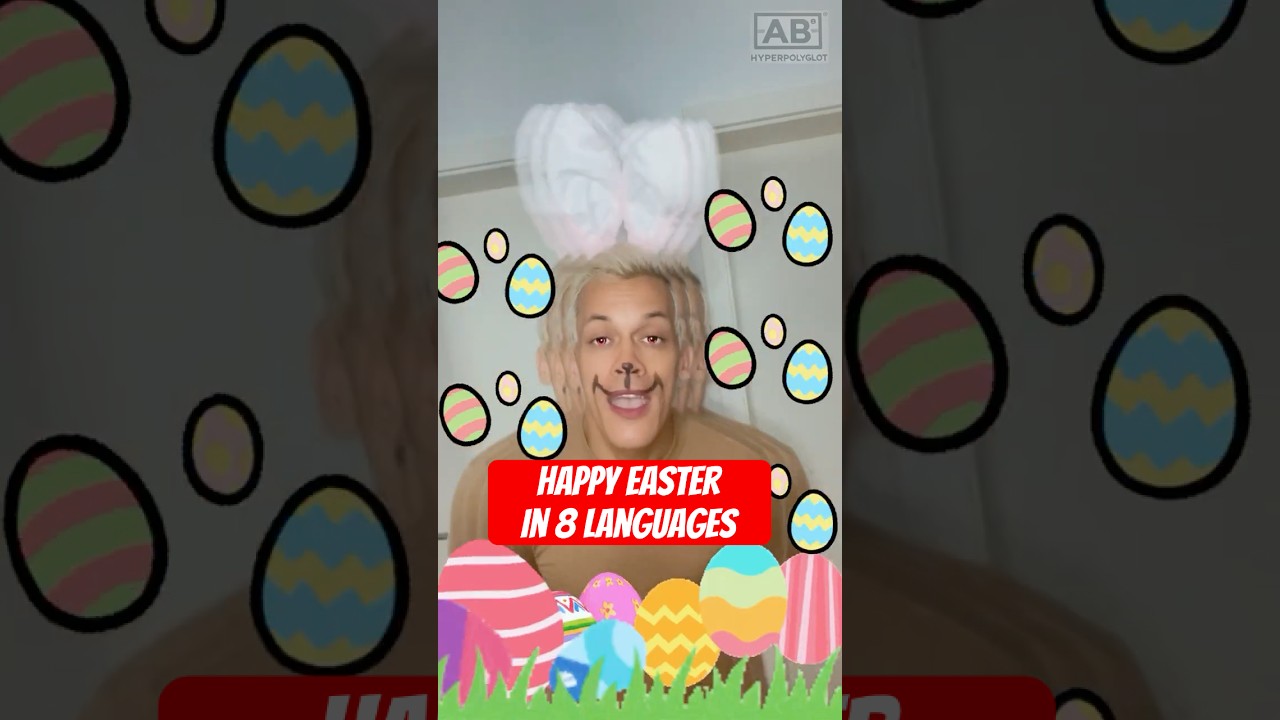 Happy Easter in 8 languages #polyglotjourney