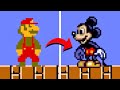 What If Mickey Mouse Was The HERO In Super Mario Bros NES
