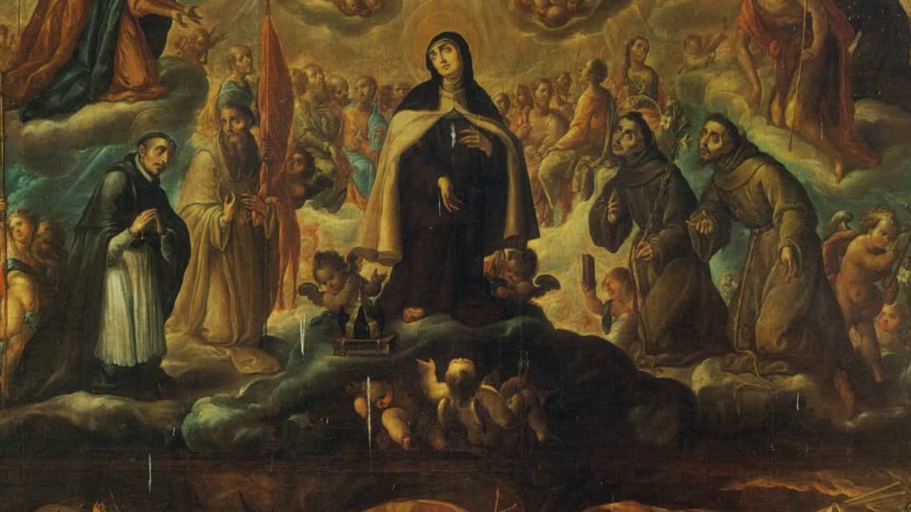 Oraciónes a María reina del purgatorio por los fieles difuntos