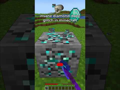 INSANE Diamond Dupe Glitch in Minecraft 😱😱😱