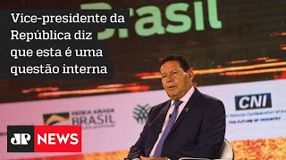 Brasil não precisa apresentar metas ambientais, defende Mourão