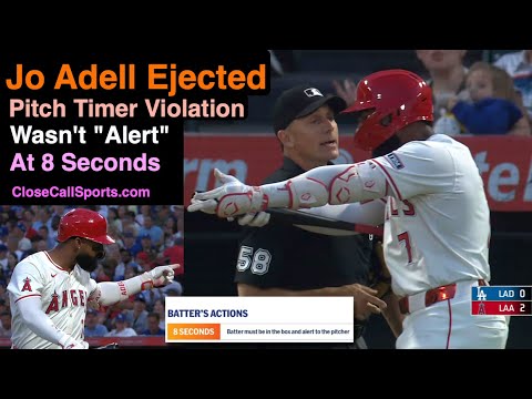 E122 - Jo Adell Ejected Arguing Pitch Clock Violation as Dan Iassogna Said He Wasn't Alert in Time