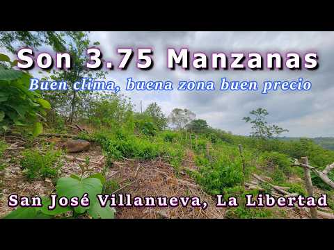 Se vende terreno en buena zona de San José Villanueva, La Libertad. 