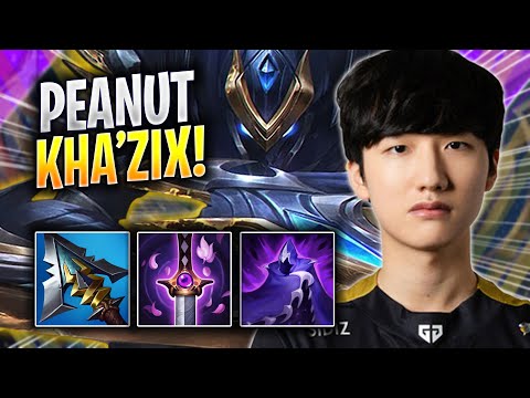 PEANUT IS SO CLEAN WITH KHA'ZIX! - GEN Peanut Plays Kha'zix JUNGLE vs Zac! | Season 2023