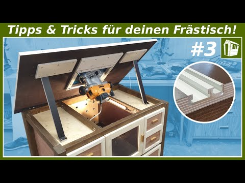 Frästisch selber bauen | DIESE Funktionen sind NÜTZLICH! Werkstatt einrichten DIY