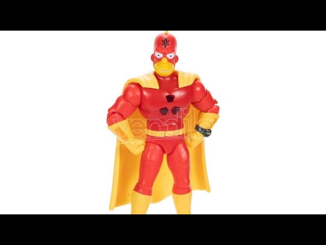 Vídeo relacionado con Los Simpsons - Figura Hombre Radiactivo de 13 cm Totalmente articulada - Figura Coleccionista de los Simpsons - Incluye Accesorios - para Niños 3 Años +