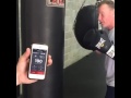 The legendary Micky Ward on the punch bag at 50 years of age