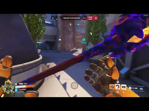 BEST REINHARDT IN THE WORLD - LHCLOUDY REINHARDT OVERWATCH 2 SEASON 17 TOP 500