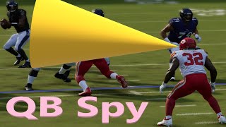 How do you make a player QB spy in Madden 24