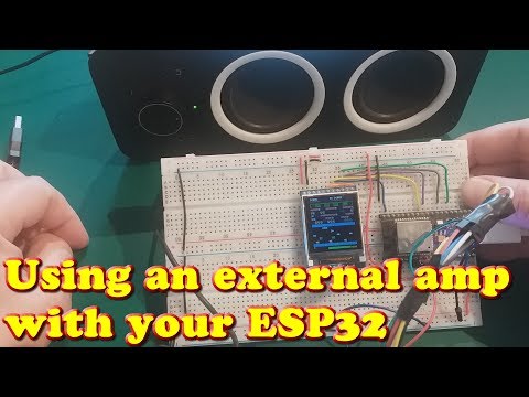 Using an external amp with ESP32 (Using DAC Audio output)