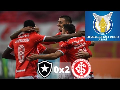 BOTAFOGO 0X2 INTERNACIONAL MELHORES MOMENTOS & GOLS BRASILEIRÃO 2020