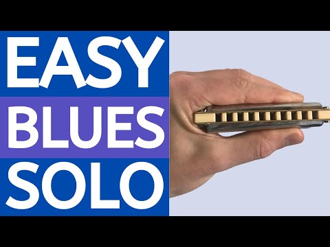 Chugging blues harmonica solo | Beginner Blues Harmonica Lesson 1