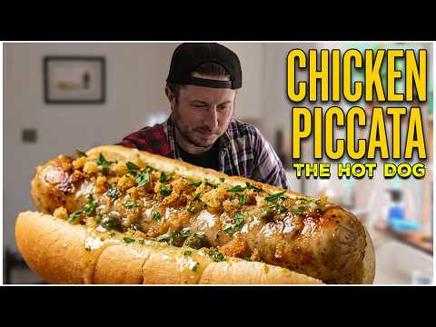 Ina Garten's Chicken Piccata Hot Dog