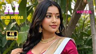 Download lagu 4K AI Desi Divas Lookbook Ep - 155| Daffodils Flower Farm 1| AI Fashion Unveiled | AI Lookbook mp3