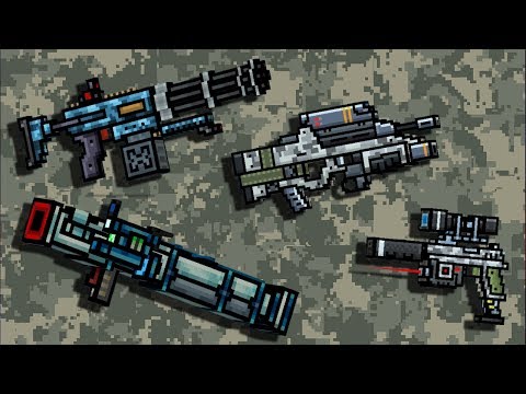 Pixel Gun 3D - New Battle Pass Weapons Gameplay in Clan Siege