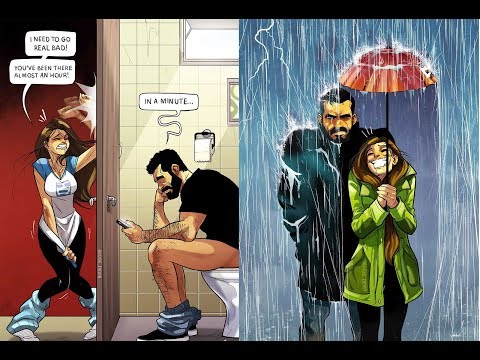 Artist Keeps Illustrating Everyday Life With His Wife In Comics And We’re Not Jealous At All