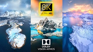 TOP 50 - Winter Wonderlands Around the World 8K VIDEO ULTRA HD 60fps HDR - Dolby Vision (4K TV)