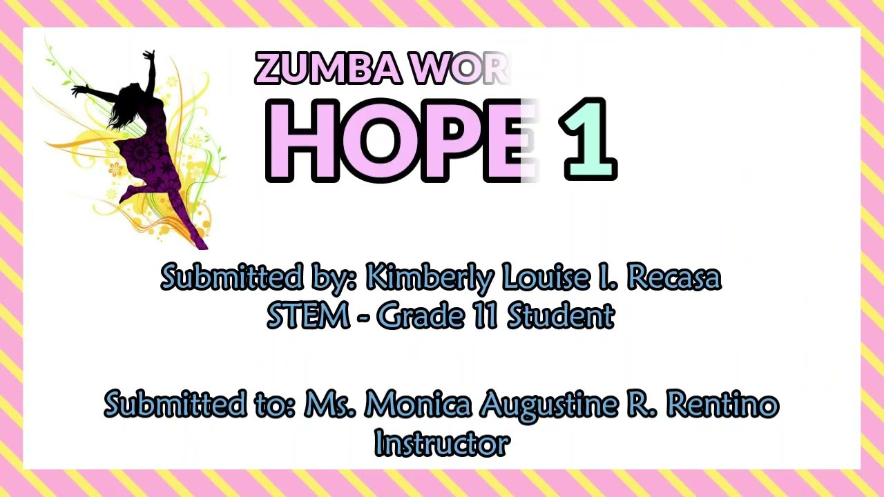 Zumba Performance Task (PE and Health)