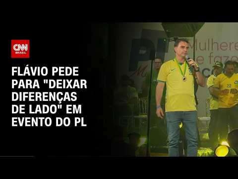 Flávio pede “diferenças de lado” e união “sem exceção” para derrotar o PT | AGORA CNN