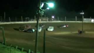 preview picture of video 'Jackson County Speedway Steel Block Late Models First 4 Laps 5-25-2012'