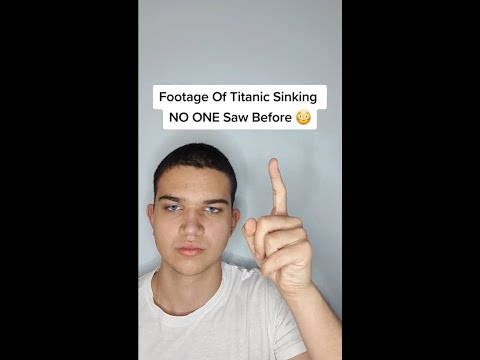 Footage Of Titanic Sinking NO ONE Saw Before! #Shorts