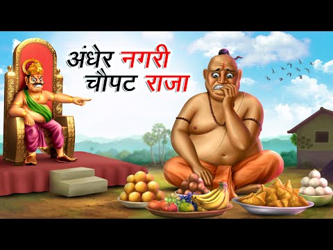 अंधेर नगरी चौपट राजा | Dark Kingdom Fool King | Classic Comedy Story | Hindi Animated Kahani