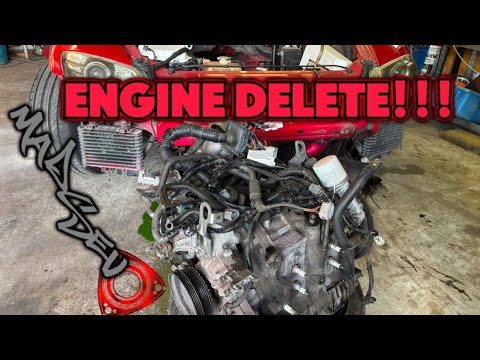 Manual conversion rx8 #2, pulling engine and transmission