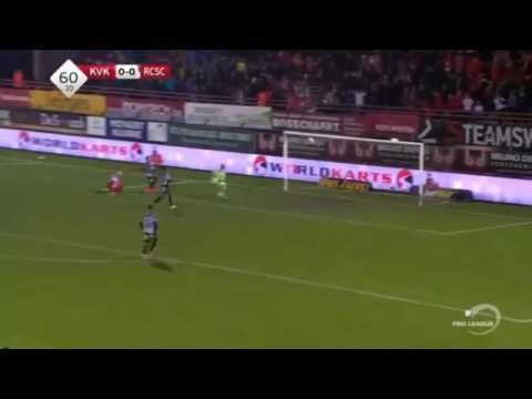 Idriss Saadi buteur contre Charleroi,هدف جميل لادريس سعدي في بلجيكا،