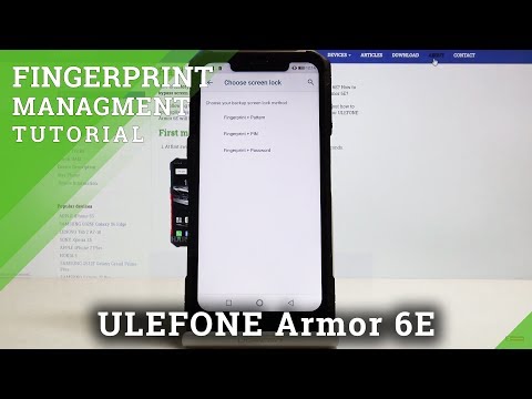 How to Set Up Fingerprint in ULEFONE Armor 6E – Add Fingerprint