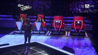 [Vietsub] I'm not laughing (LeeSsang )  - LeeSoJung The voice Korea ep3