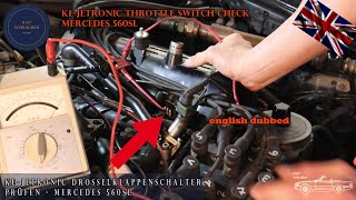 Czujnik Położenia Przepustnicy KE-Jetronic - Diagnostyka Mercedes 560SL