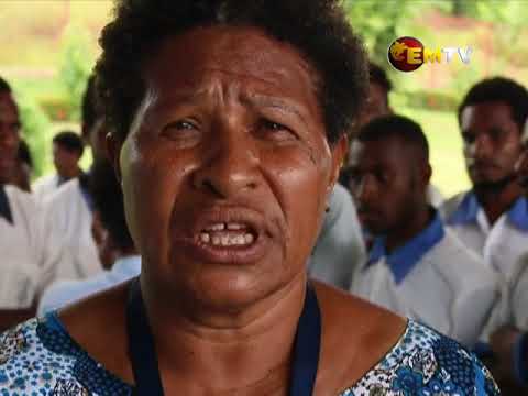 Students in East Sepik and Western Highlands receive Cervical Cancer Education.