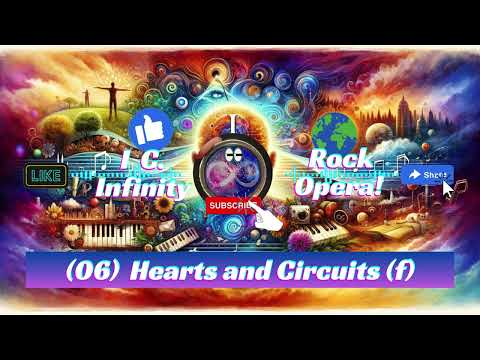 Hearts and Circuits (by she) lyric video thumbnail