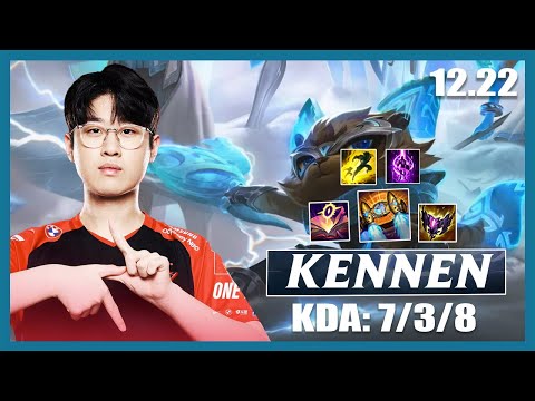 T1 Zeus is so good with Kennen - Patch 12.22 | Kennen vs Irelia | LoL Pro Replays