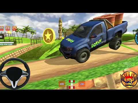 Car Pickup Truck Simulator Game 3D - 4x4 Pickup Trucks on offroad Trucks Level #10