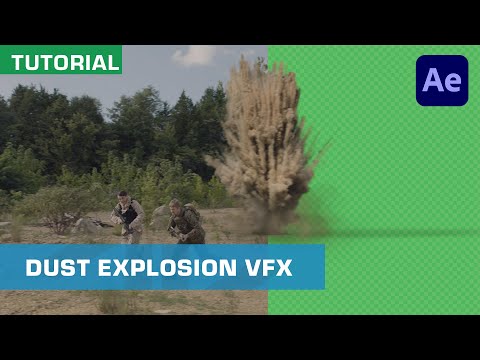 How To Composite Dust Explosions | After Effects Tutorial