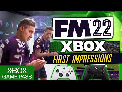 Football Manager 2022 XBOX Edition Gameplay & First Impressions | FM22 XBOX Review