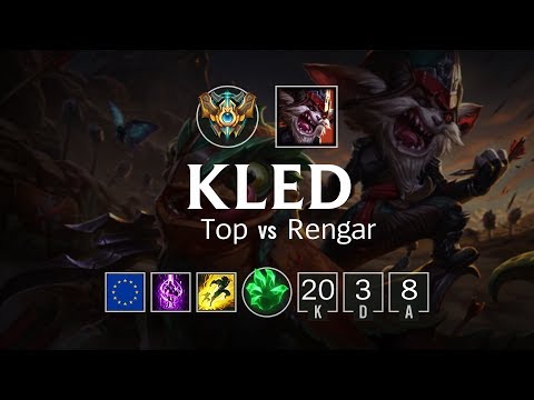 Kled Top vs Rengar - EUW Challenger Patch 8.10