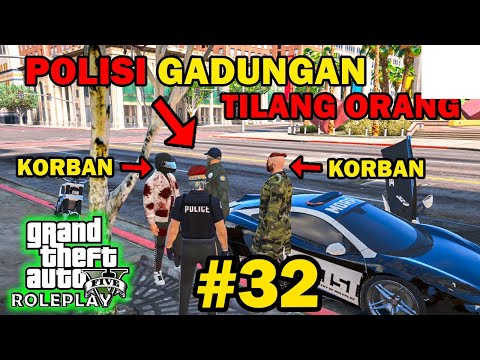 KETIKA PENJAHAT MENJADI POLISI GADUNGAN DI KOTA !!! - GTA 5 ROLEPLAY INDONESIA